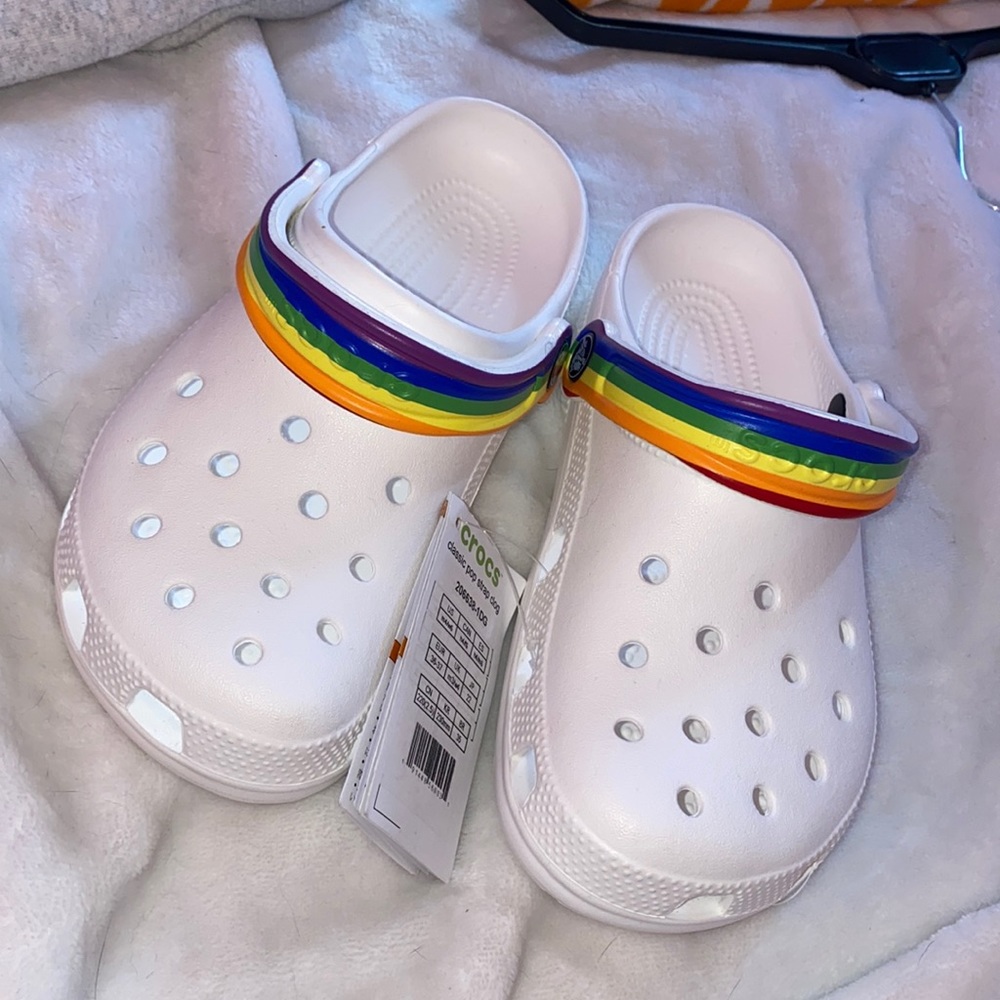 Pride Crocs Women’s size 6